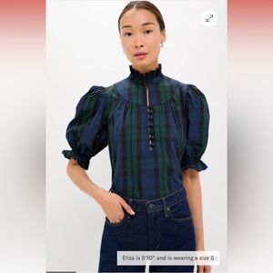 Pomander Place - Blackwatch Selena Blouse - Size Medium